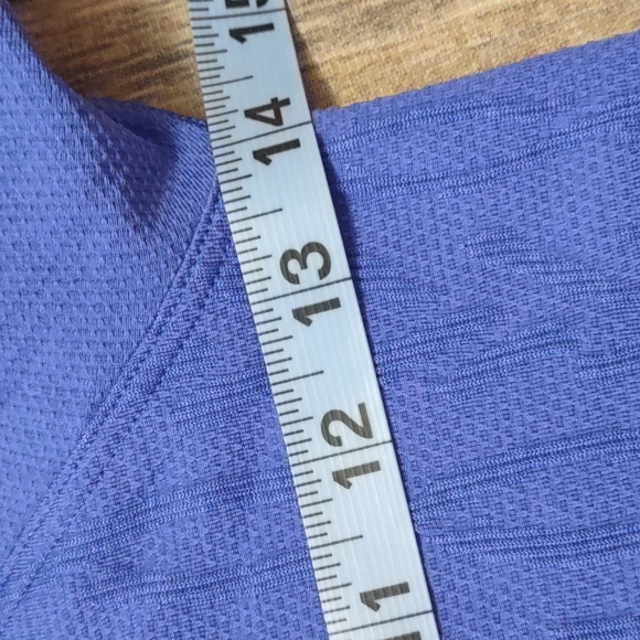 Lululemon Athletica Rest Less Hoodie Cable Knit Hooded Athletic Blue Top size 2 - Picture 8 of 8